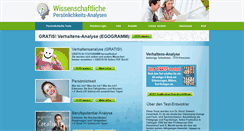 Desktop Screenshot of persoenlichkeits-analysen.info