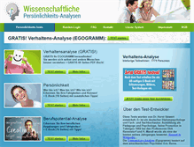 Tablet Screenshot of persoenlichkeits-analysen.info